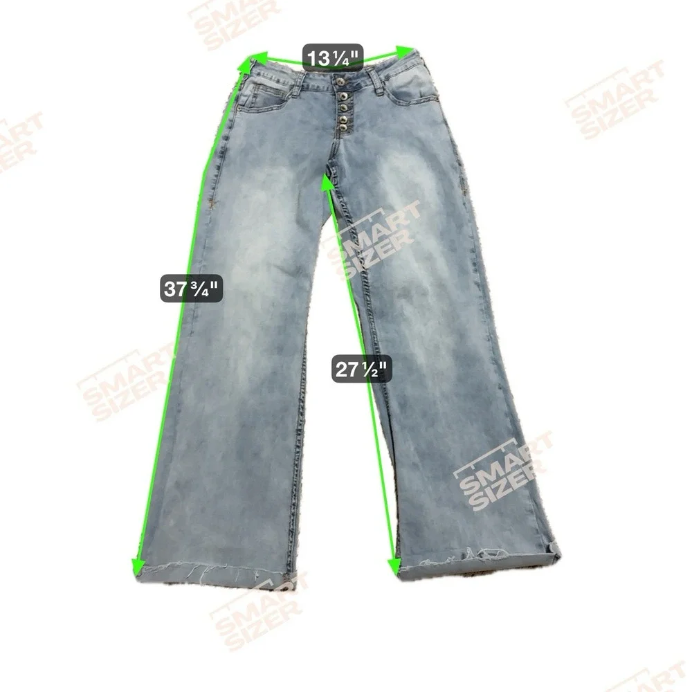 Cowgirl Tuff Groove Women's Vintage Flare Jeans Size 26‎ Light Blue